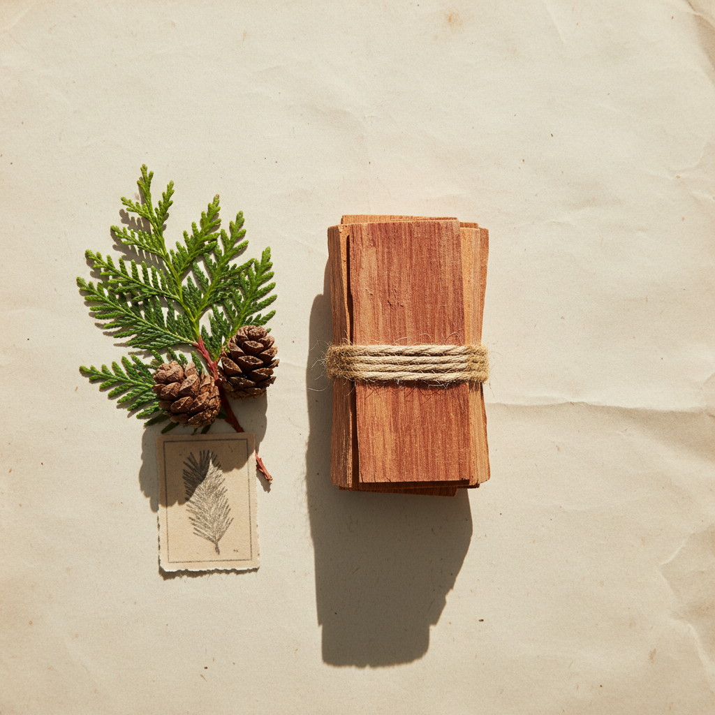 Hand-split cedar shakes laid out in fan rows.